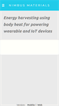 Mobile Screenshot of nimbusmaterials.com