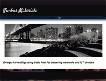 Tablet Screenshot of nimbusmaterials.com